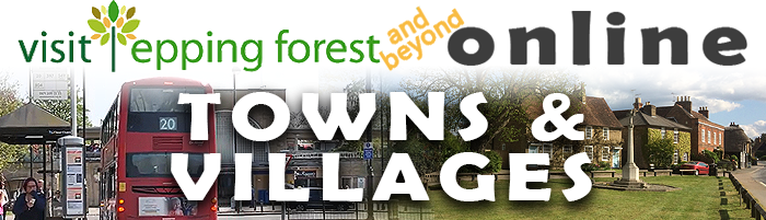 Poster with writing for Epping Forest online towns and villages